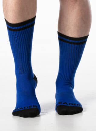 Leader Loaded Soccer Socks Blue Small/Medium