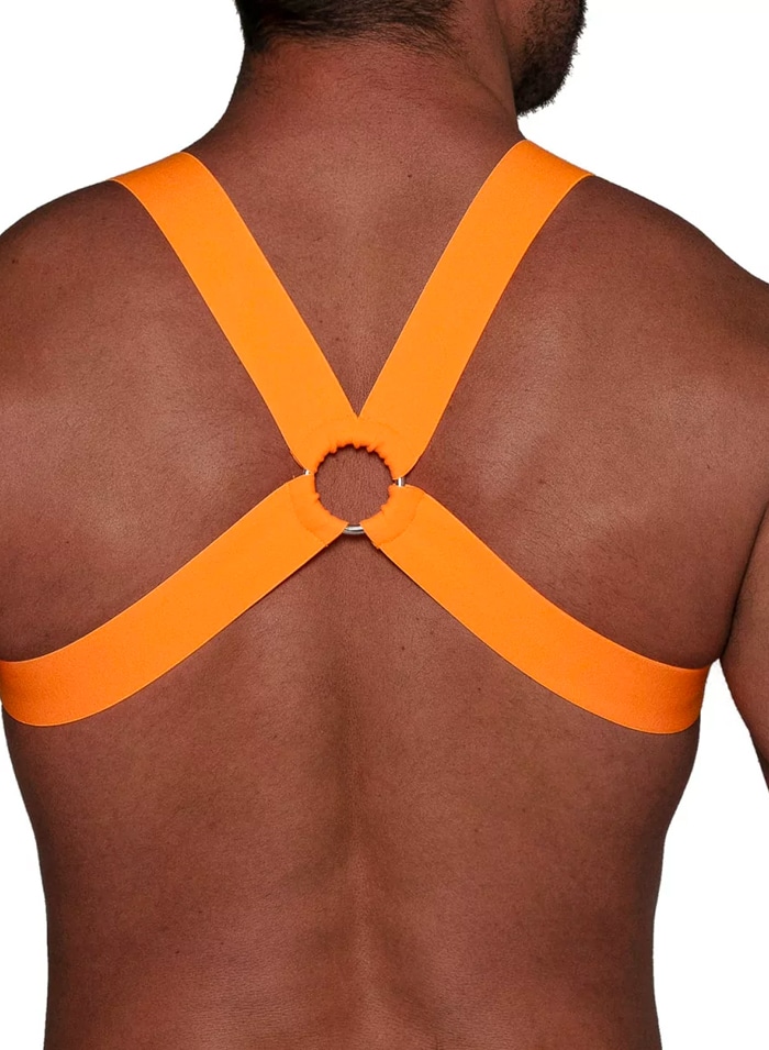 ToF Paris Fetish Harness Neon Orange