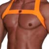 ToF Paris Fetish Harness Neon Orange
