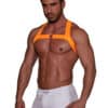 ToF Paris Fetish Harness Neon Orange
