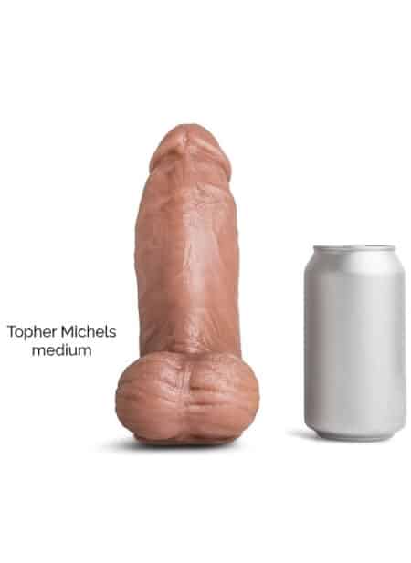 Hankey’s Toys Topher Michels Dildo Tan Medium