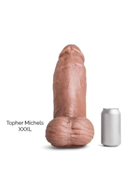 Hankey’s Toys Topher Michels Dildo Tan Medium