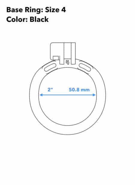 KINK3D Base Ring - 3 Standard Black