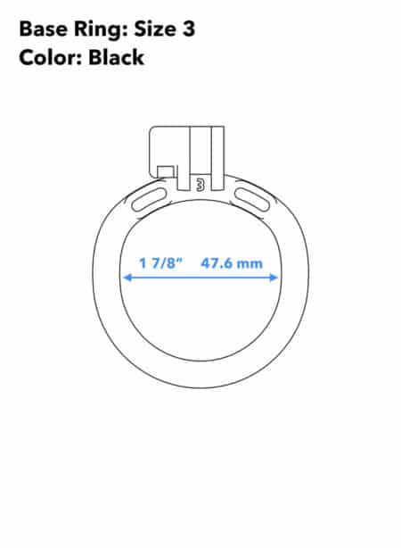 KINK3D Base Ring - 3 Standard Black