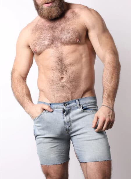 Cellblock 13 Bruin Denim Jock Short Blue 34