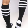 Cellblock 13 Linebacker Knee High Sock Black