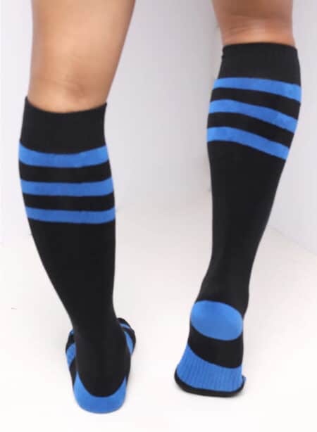 Cellblock 13 Linebacker Knee High Sock Blue