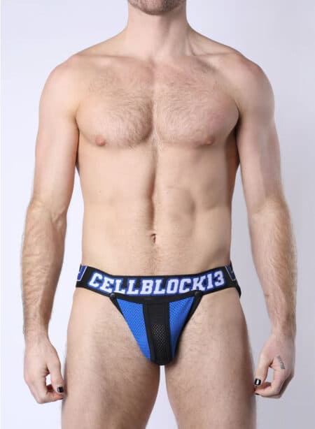 Cellblock 13 Take Down Jockstrap Blue Small