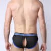 Cellblock 13 Take Down Zipper Brief Blue Small