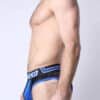 Cellblock 13 Take Down Zipper Brief Blue Small