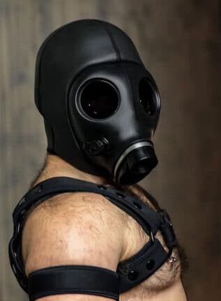 Mr. S Blackout Gas Mask Hood Small