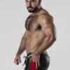Locker Gear 3 Way Zipper Contrast Short Red