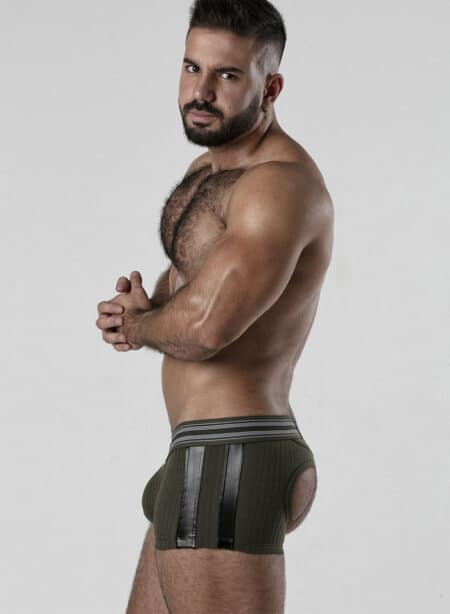 Locker Gear Backroom Bottomless Boxer Khaki