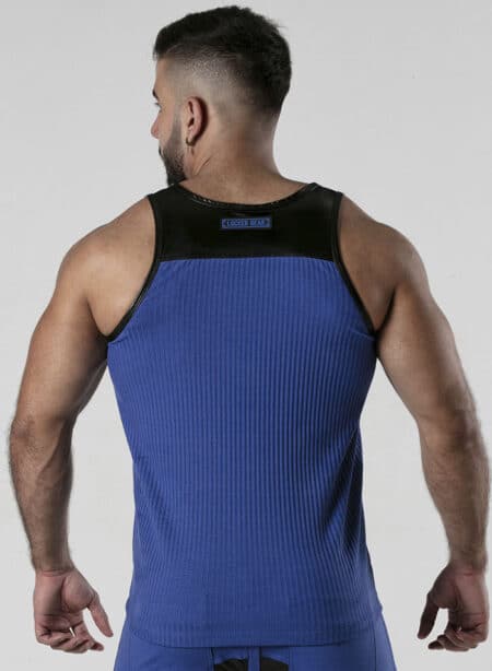 Locker Gear Backroom Rib Tanktop Blue
