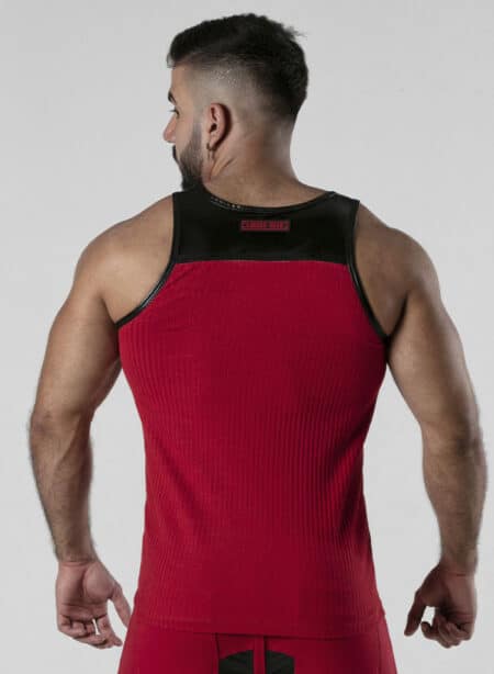 Locker Gear Backroom Rib Tanktop Red