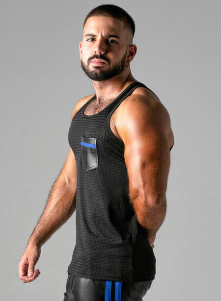 Locker Gear Mesh Tanktop Blue