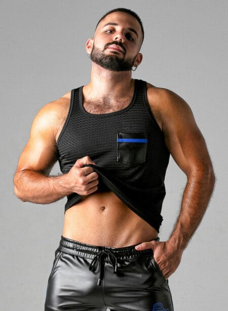 Locker Gear Mesh Tanktop Blue
