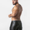 Locker Gear Punch Hole Leatherette Cargo Short