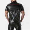Locker Gear Punch Hole Letaherette Shirt