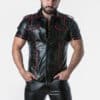Locker Gear Punch Hole Letaherette Shirt