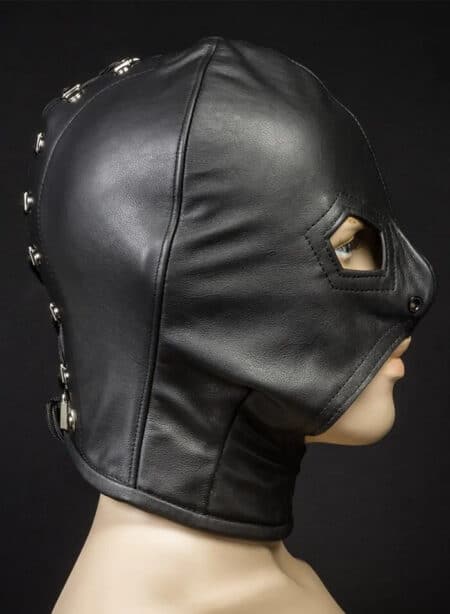 Mr. S Leather Open Chin Hood - Open Eyes