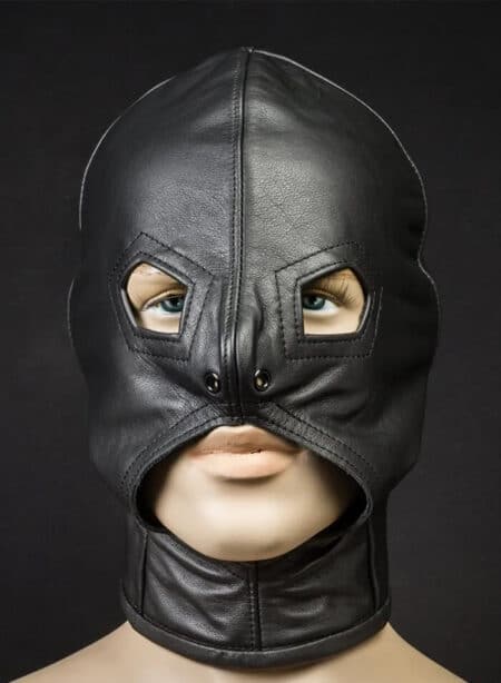 Mr. S Leather Open Chin Hood - Open Eyes