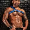 Mr. S Leather Slingshot Tri-Harness Blue