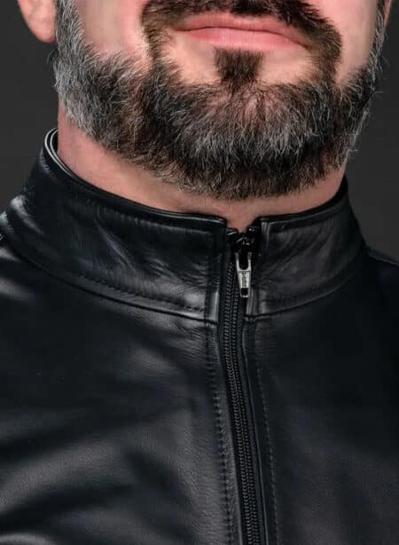 Mr. S Leather Sport Jacket Black