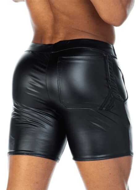 Gigo 2 Stripe Fetish Short Black