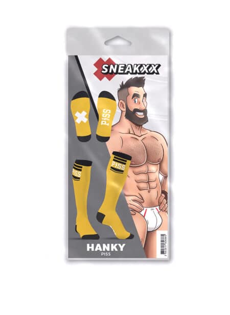 SneakXX Football Socks Yellow Piss