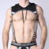 Cellblock 13 Pup Tron Harness Hoodie, 2 colors: grey, lime