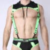 Cellblock 13 Pup Tron Harness Hoodie, 2 colors: grey, lime