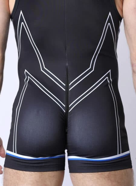 Cellblock 13 Pup Tron Singlet Blue