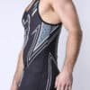 Cellblock 13 Pup Tron Singlet Grey