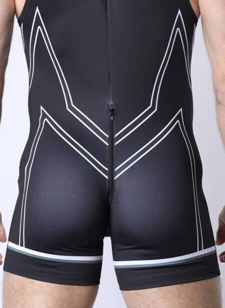 Cellblock 13 Pup Tron Singlet Grey