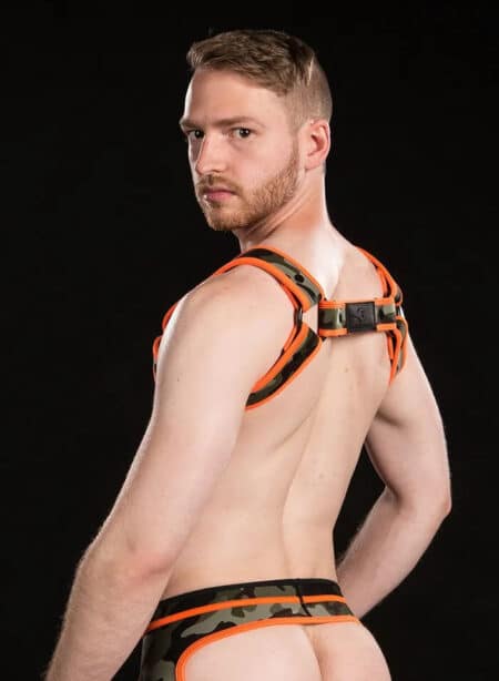 Mr. S Neoprene Bold Color Bulldog Harness Custom