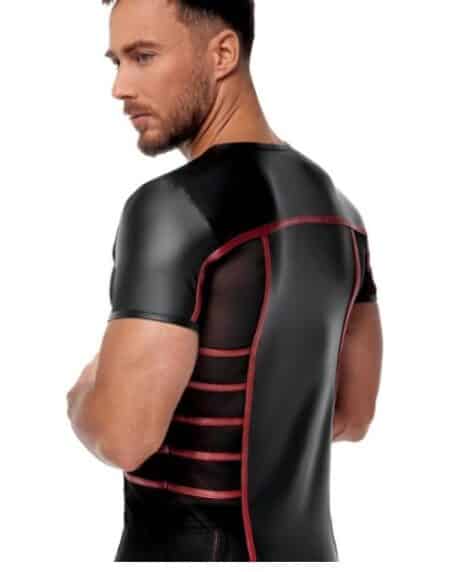 NEK Men's Red and Black Shirt
