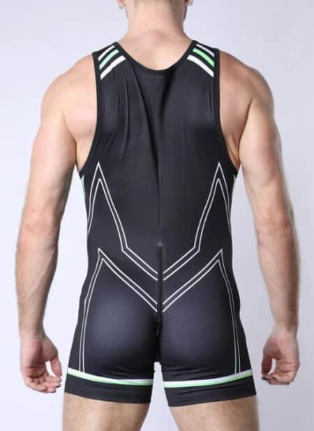Cellblock 13 Pup Tron Singlet Lime
