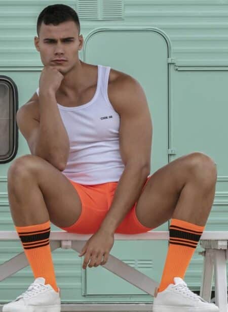 CODE 22 Active Neon Socks Orange