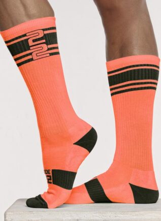 CODE 22 Active Neon Socks Orange
