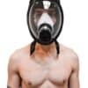 GASMASTER Black MSK Smoke Full Visor Gas Mask