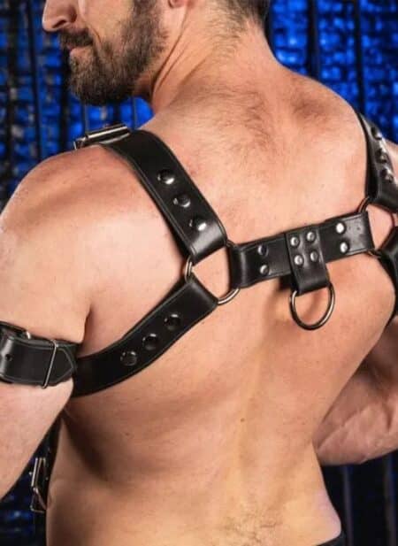 Mr. S Leather Trojan 2.0 Body Harness Silver