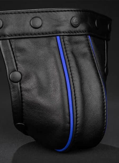 Mr. S Piped Leather Pouch for Hidden Ring Jock