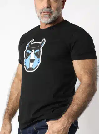 Cellblock 13 Pup Tron T-shirt Blue