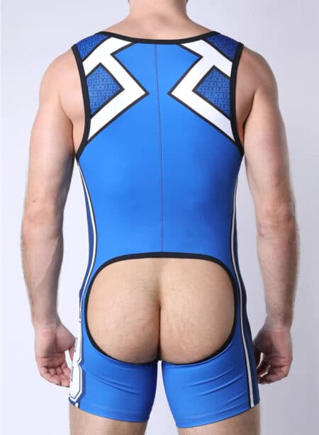 Cellblock 13 Take Down Singlet Jock Blue