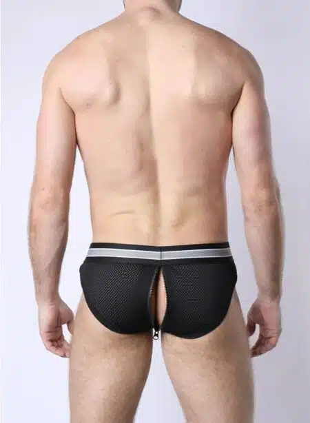 Cellblock 13 Take Down Zipper Brief Grey