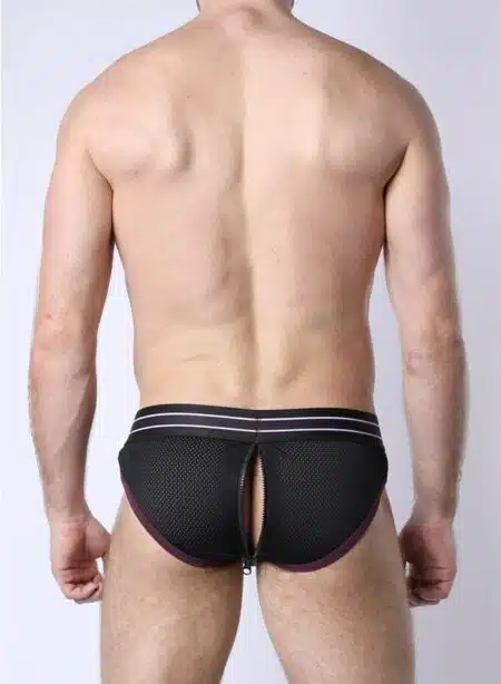 Cellblock 13 Take Down Zipper Brief Purple