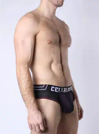 Cellblock 13 Take Down Zipper Brief Purple