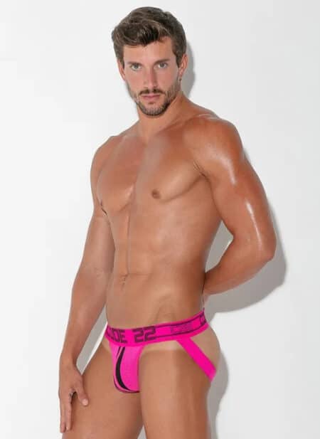 CODE 22 Motion Push-up Jockstrap Pink