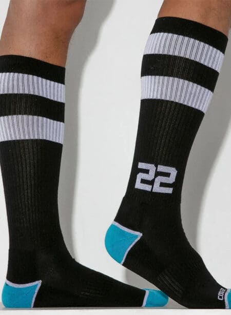 CODE 22 Retro Sport Socks Black